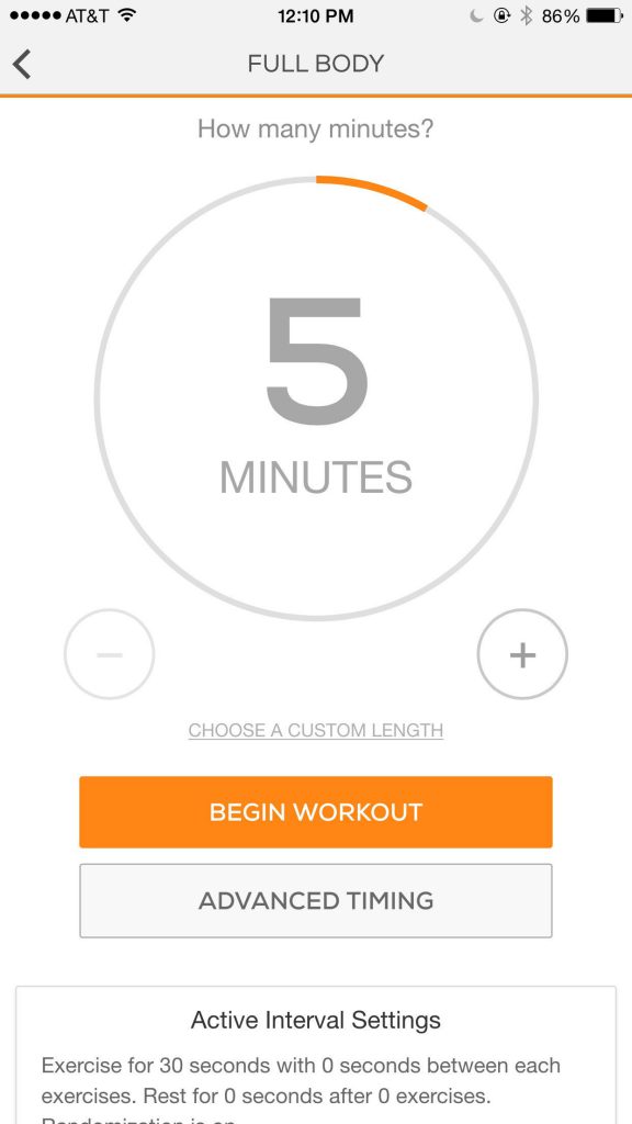 Sworkit fitness app