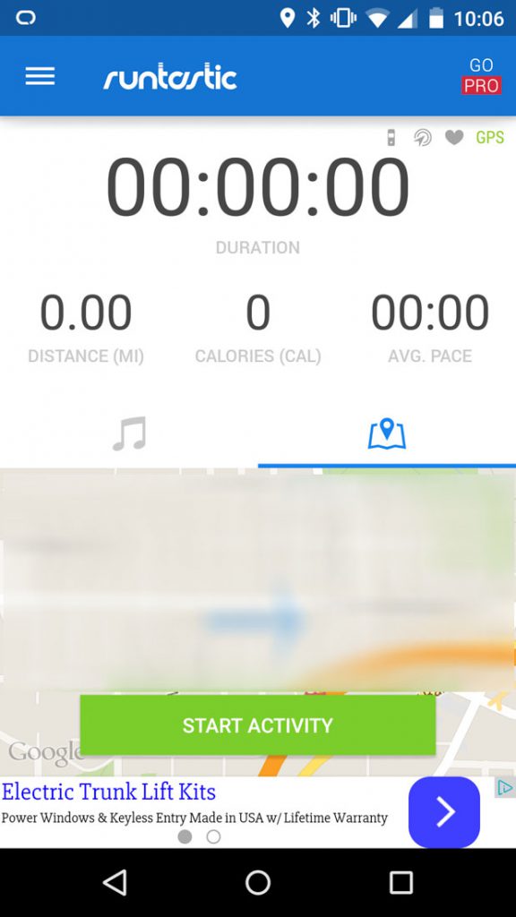 runtastic fitness app