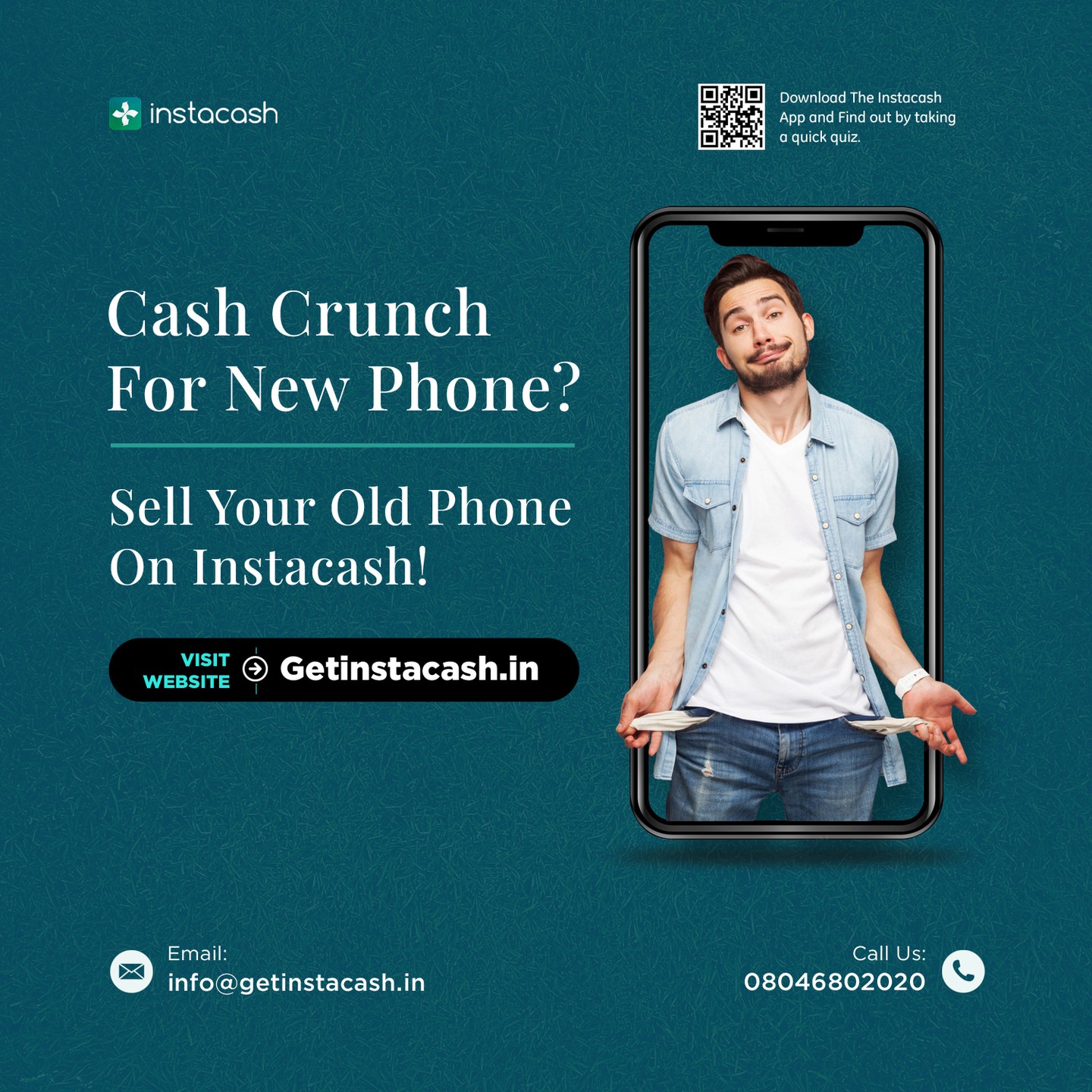 cash crunch for new phone, sell your old phone on InstaCash and upgrade with refurbished.