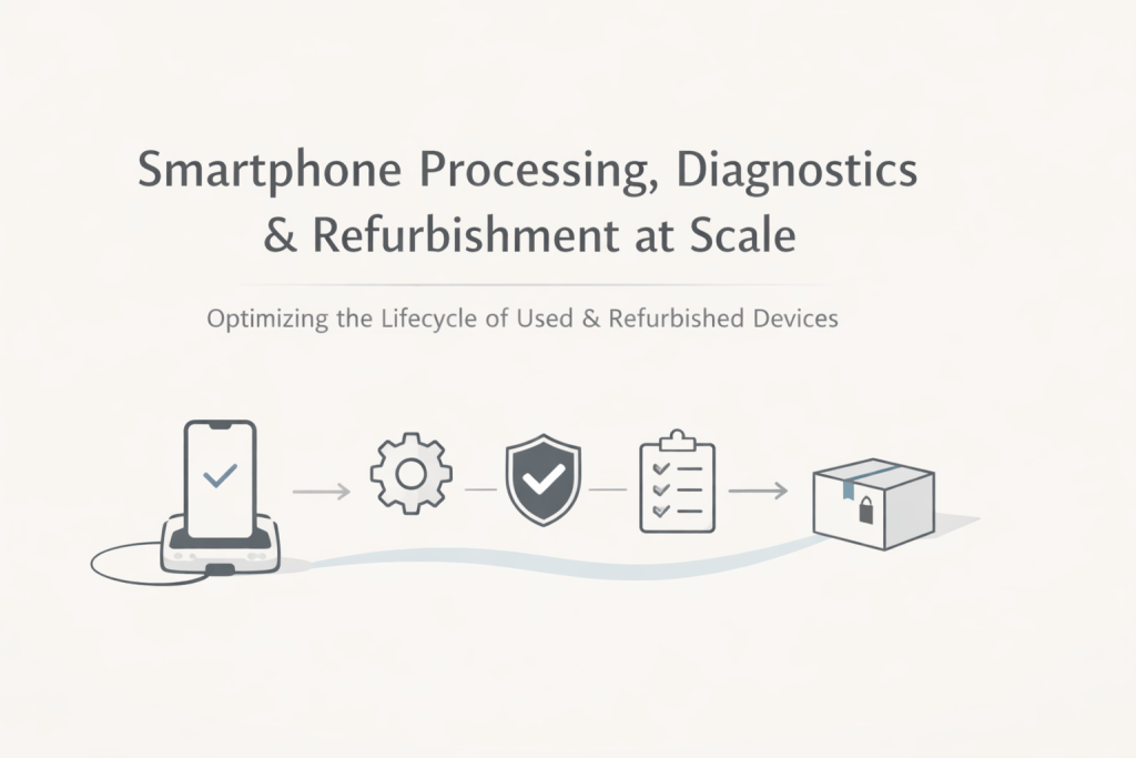 Smartphone Processing, Diagnostics and Refurbishment at Scale