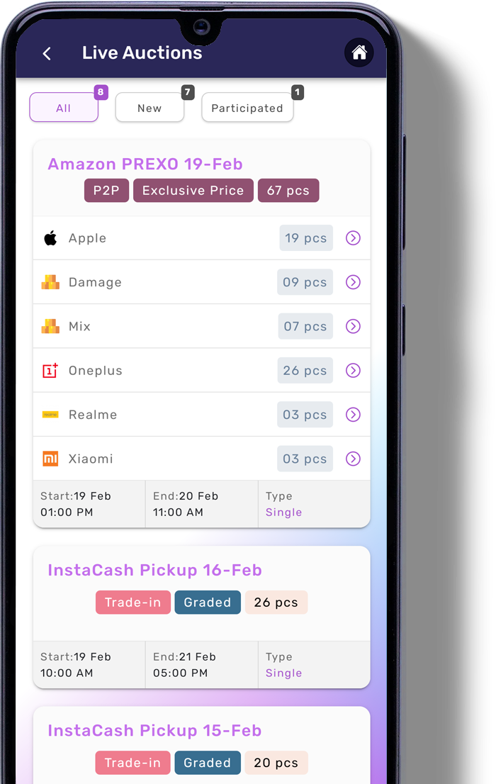  instabid phone